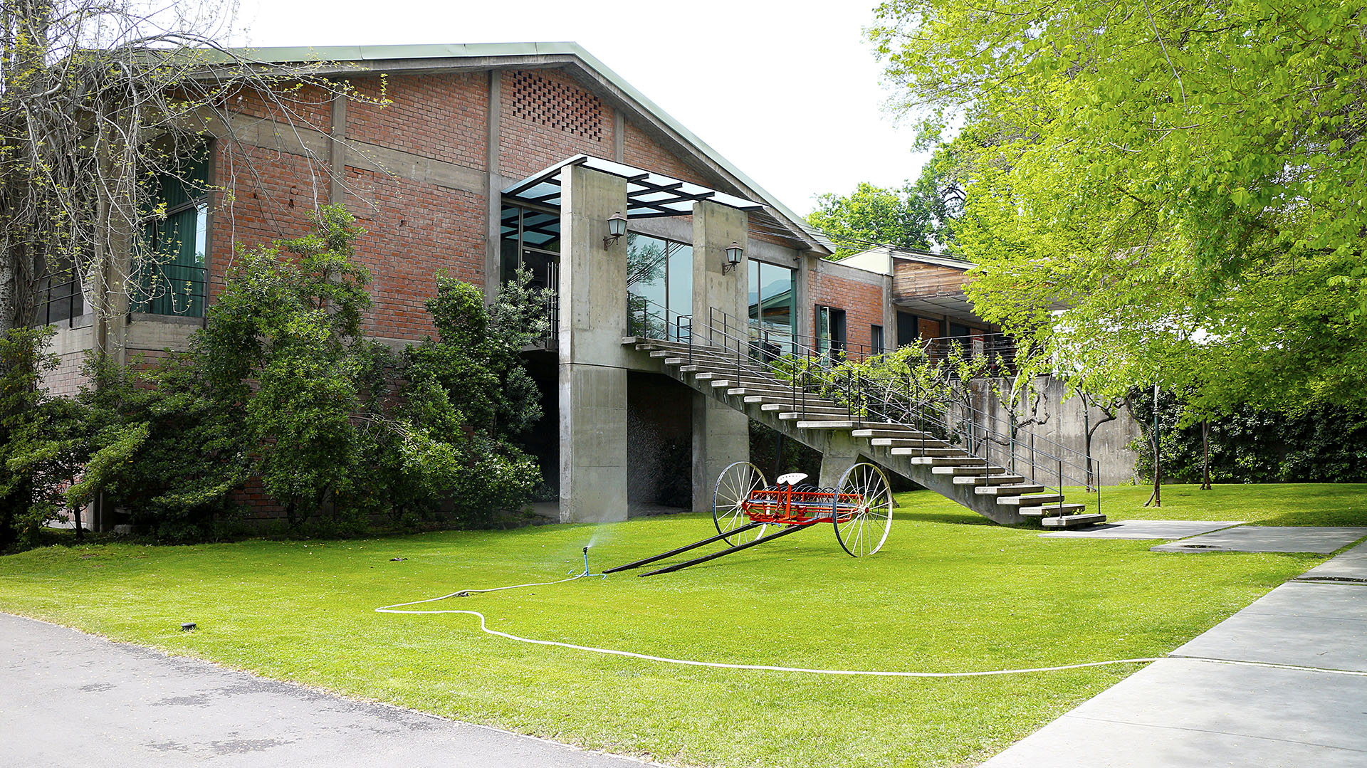 Jardines y edificio histórico de Cousiño Macul